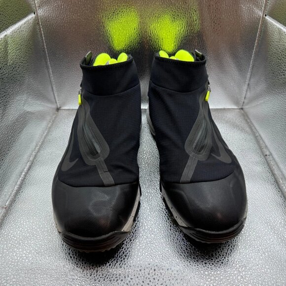 Size 12 Nike Lunar Bandon Mens Zip Up Mid‎ Black Volt Golf Shoes 552072-002 main image 9